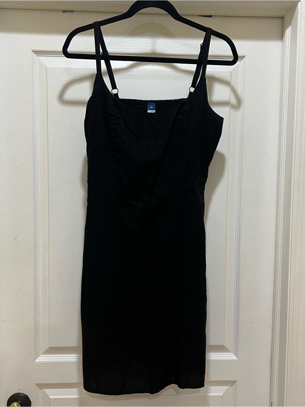 Old Navy black fit and flare dress size large tall